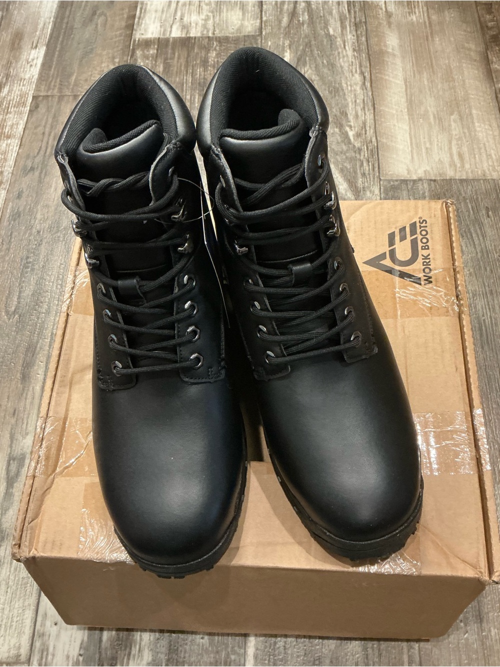Shoes For Crews Men's Black Lace-Up Work Boot Size 12 - Picture 8 of 16
